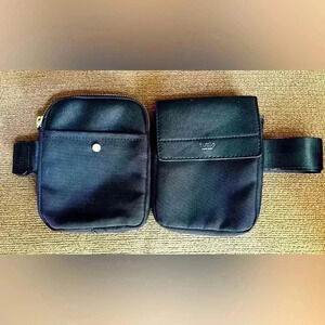 Tutilo New York crossbody adjustable belt bag, black bag, NWT, 2 big pockets
